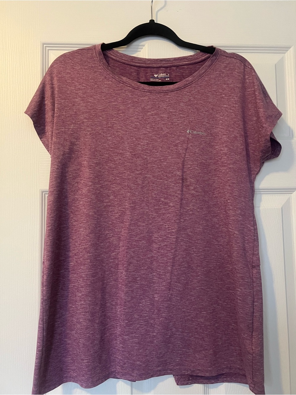 Columbia Women’s Heathered Mauve Short-Sleeve Active Tee